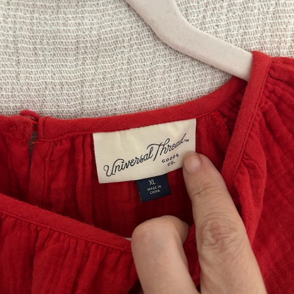 Universal Thread orange/Red Blouse - Picture 2 of 6